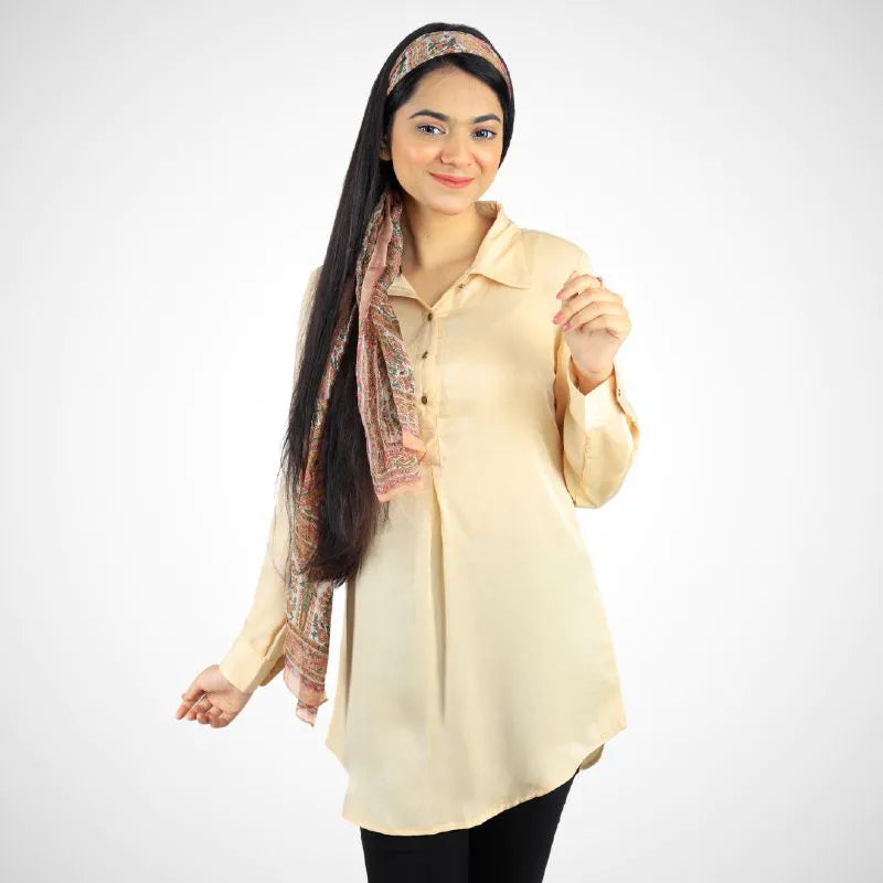 Women's Dart Shirt L.Golden K-07