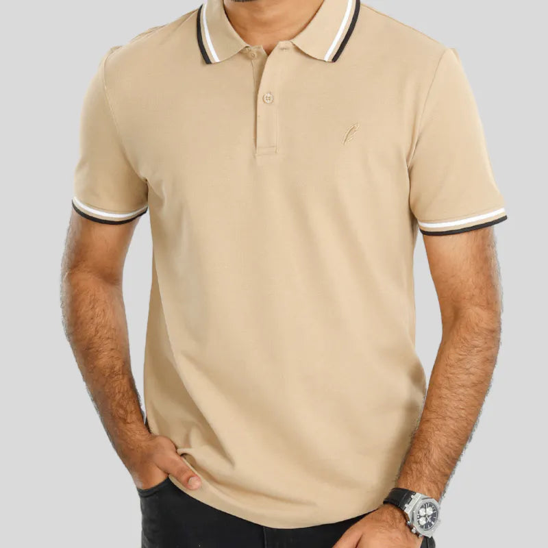 Standard Polo (Burgundy + Beige + Olive)