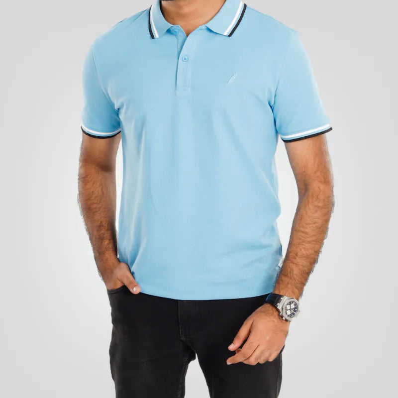 Men's Standard Polo (Sky)