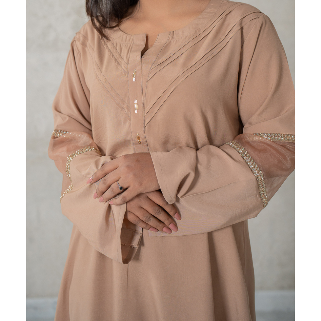 Women's Cashmilon Co-Ord Set (Tortilla)