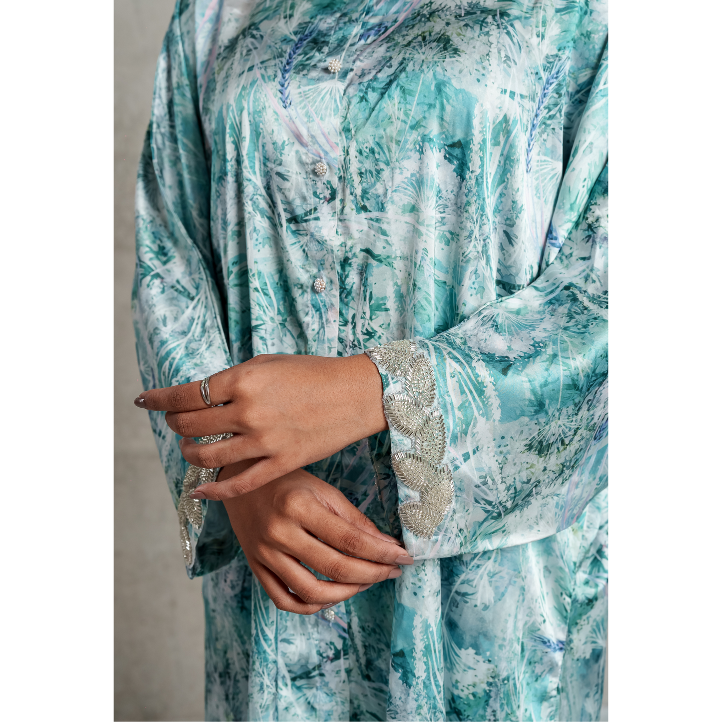 AOP Rayon Co-Ord Set (Green)