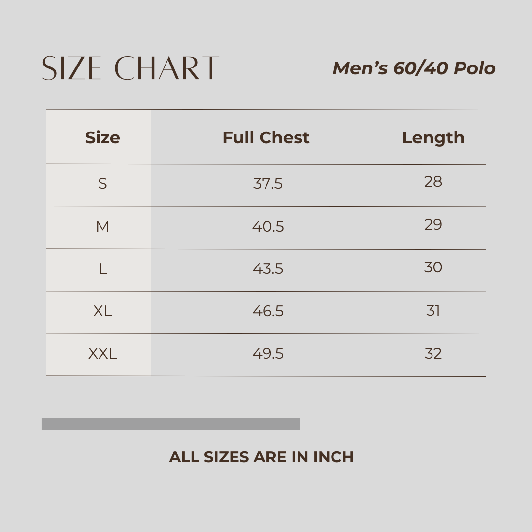 Men's 60/40 Polo Plum Purple