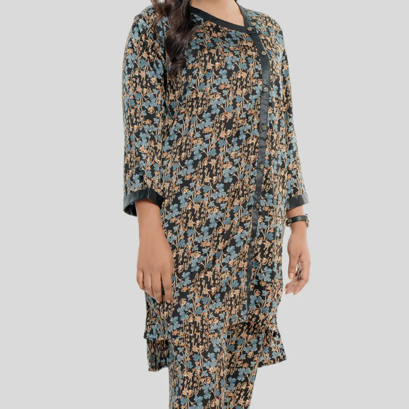 Women's AOP Silk CO-ORD set (B-01)