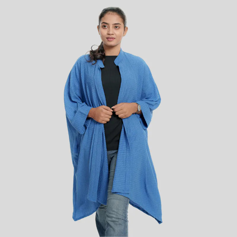 Women's Crepe Kaftan (Royal Blue)