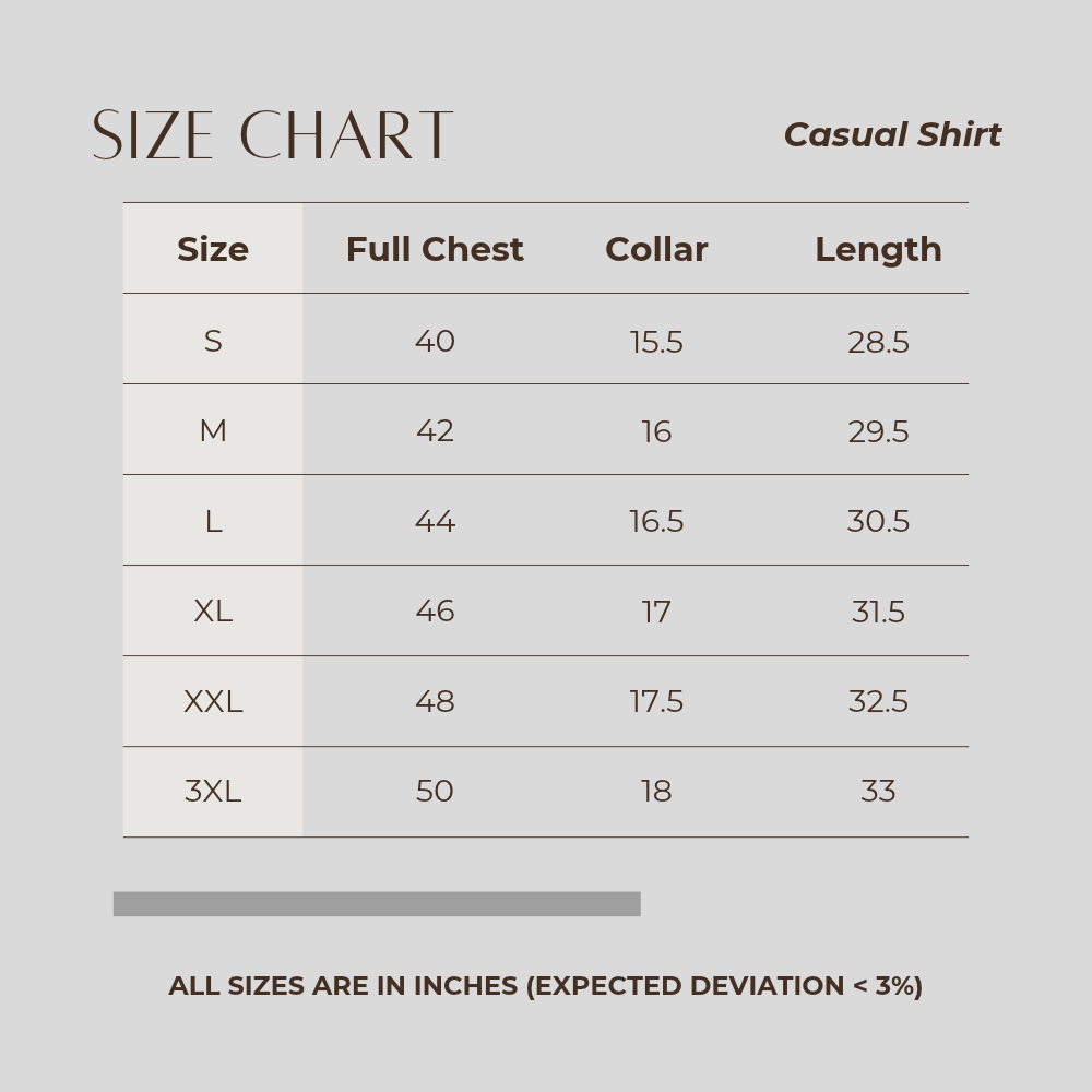 Men's Casual Shirt Sky Blue