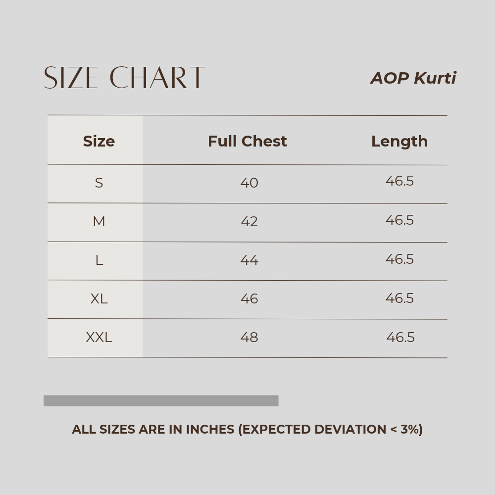 AOP Kurti Purple