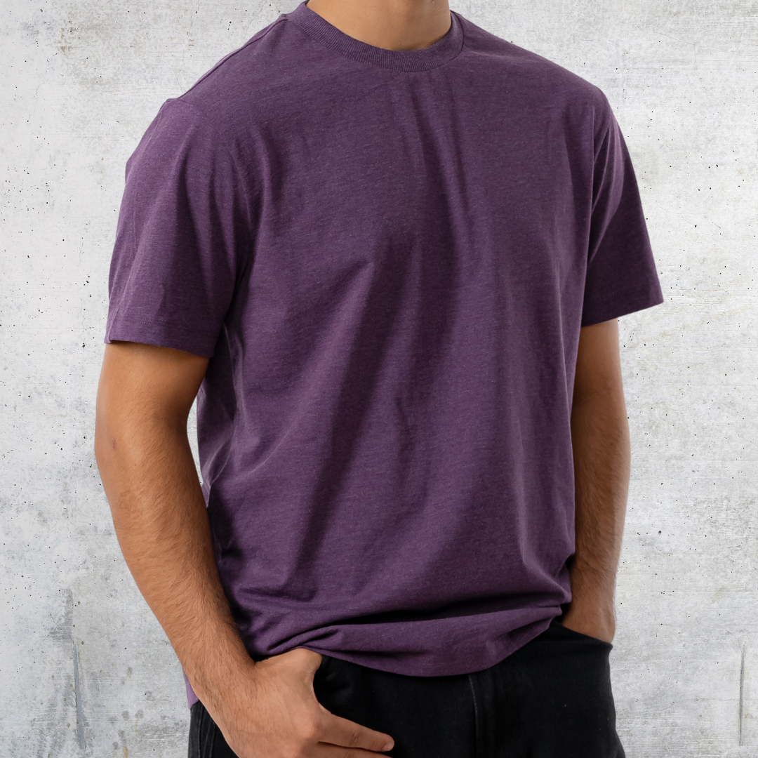 Essential 60/40 Tee Plum Purple