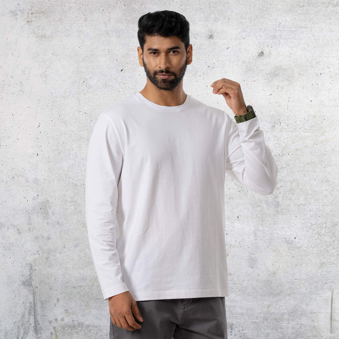 Essential Full Tee White