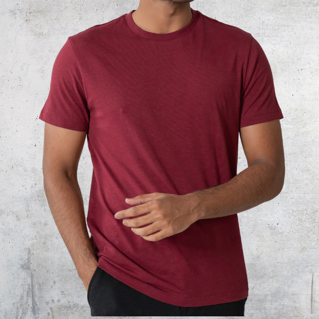 Essential Tee Maroon