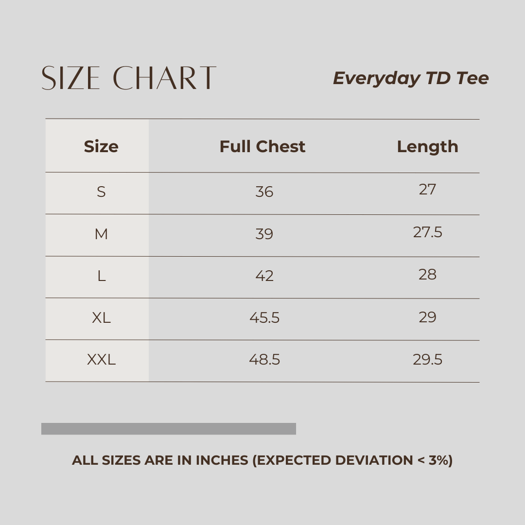 Everyday TD Tee D Plum & Black