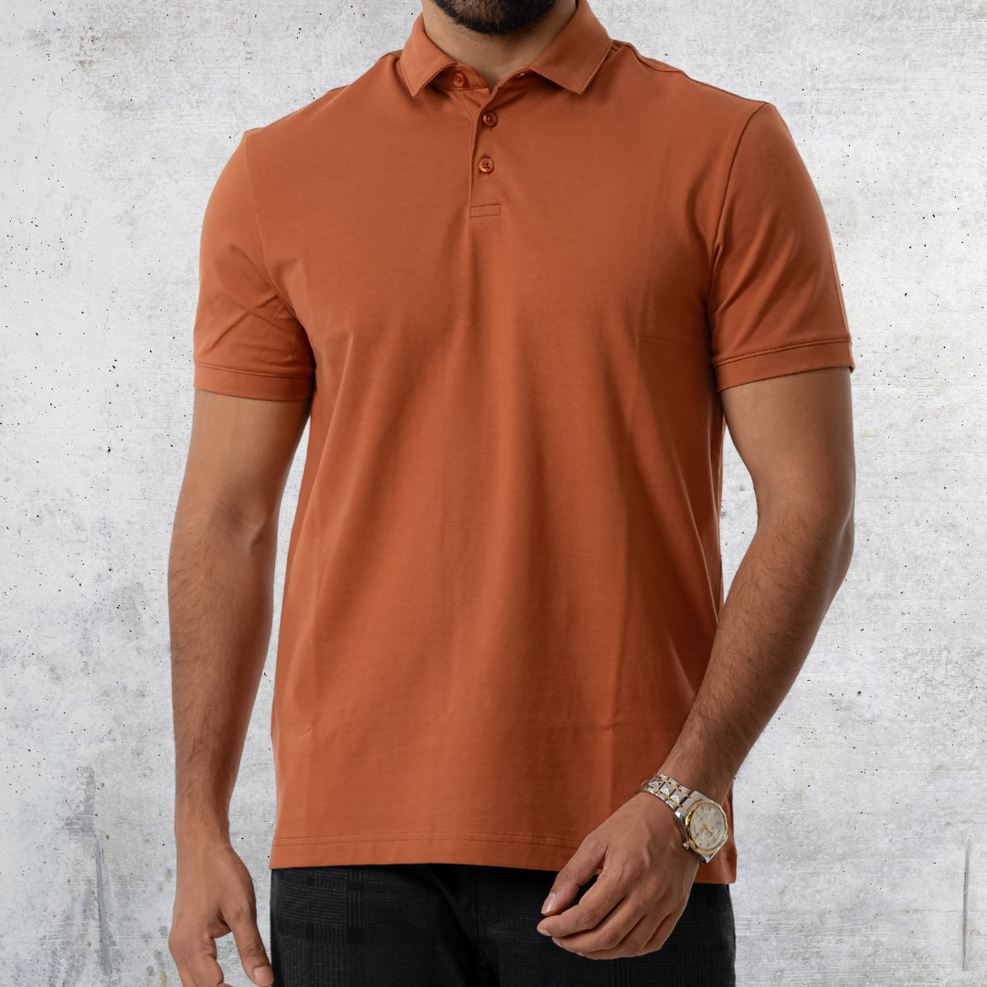 Executive Men's Polo Mocha Bisque