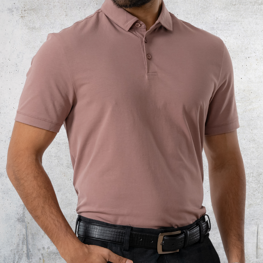 Executive Men's Polo Plum