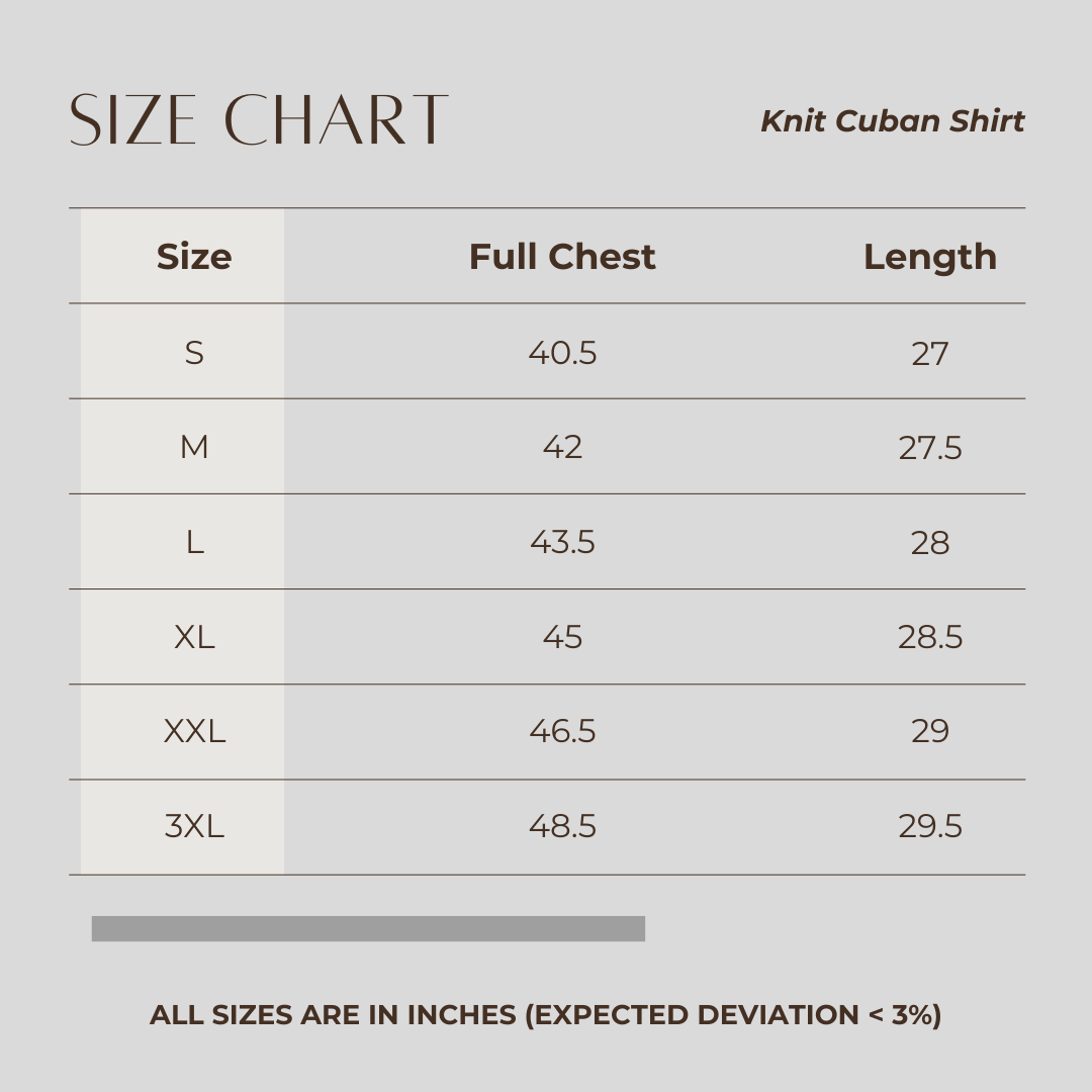 Men's Knit Cuban Shirt Navy