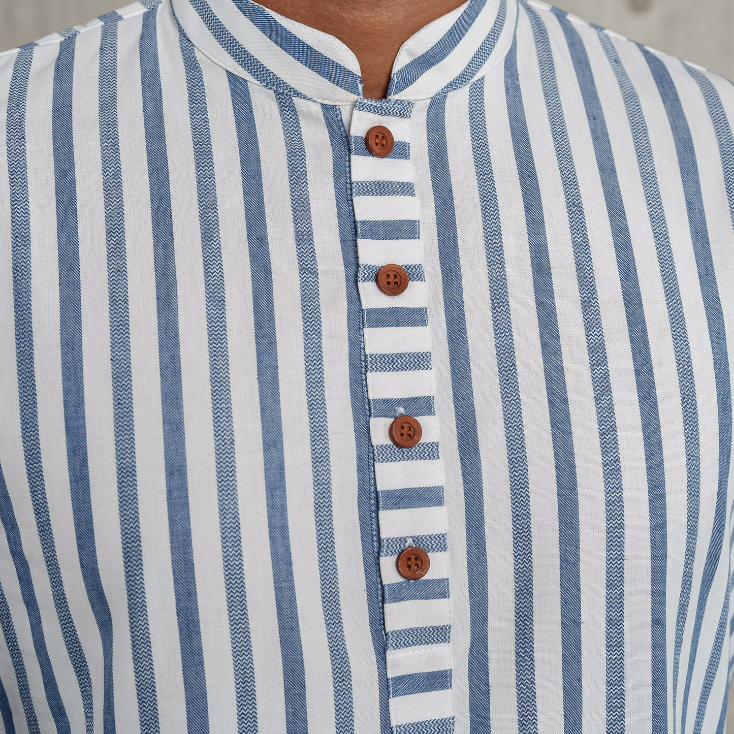 Men's Casual Panjabi Y/D (B&W)