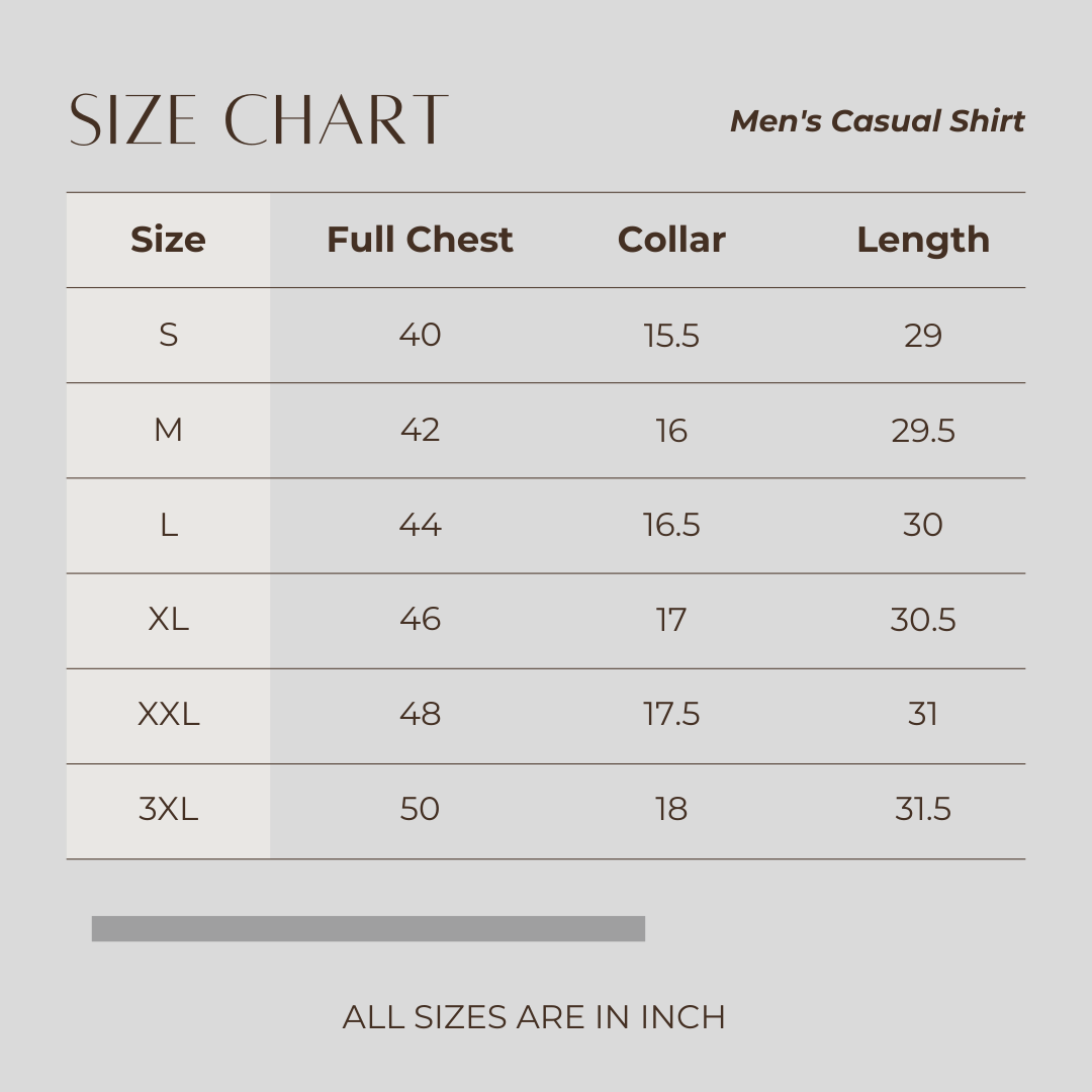Men's Casual Shirt Black