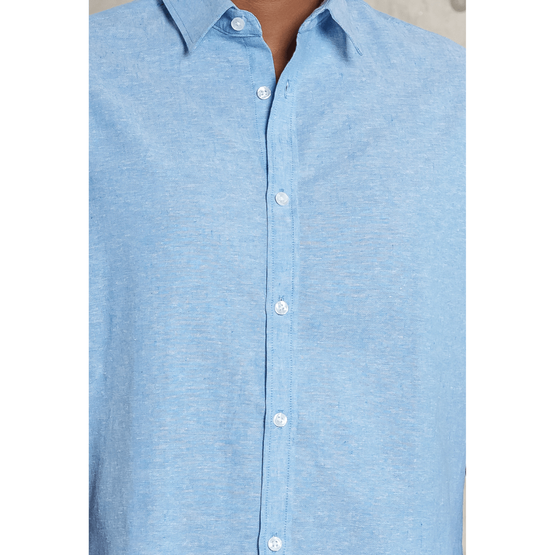 Men's Casual Shirt (Blue)