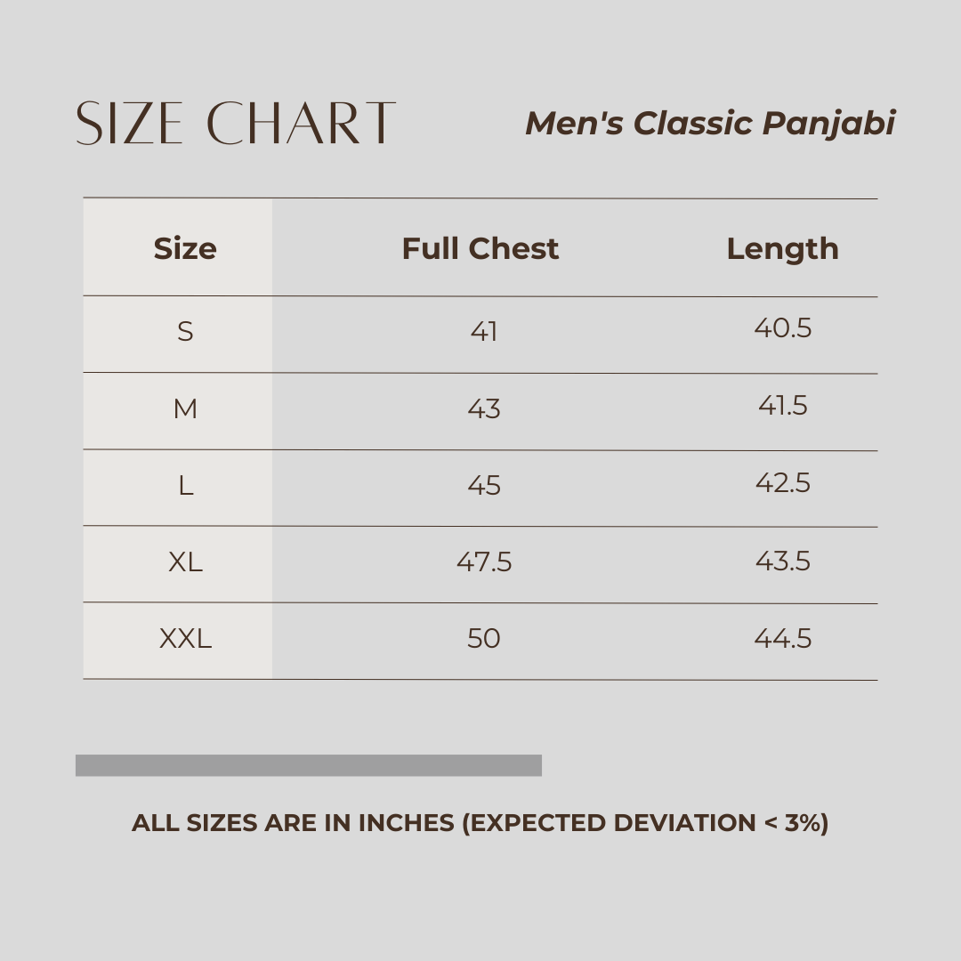 Men's Panjabi Y/D B.M.W