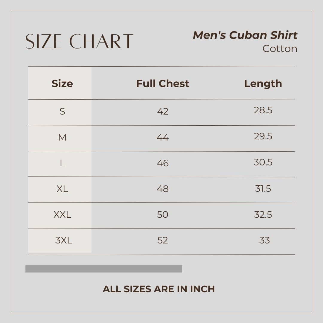 Men's Cuban Shirt Y/D Sky and Black