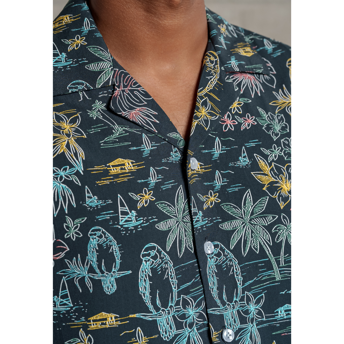Men's Cuban Shirt (L-5)