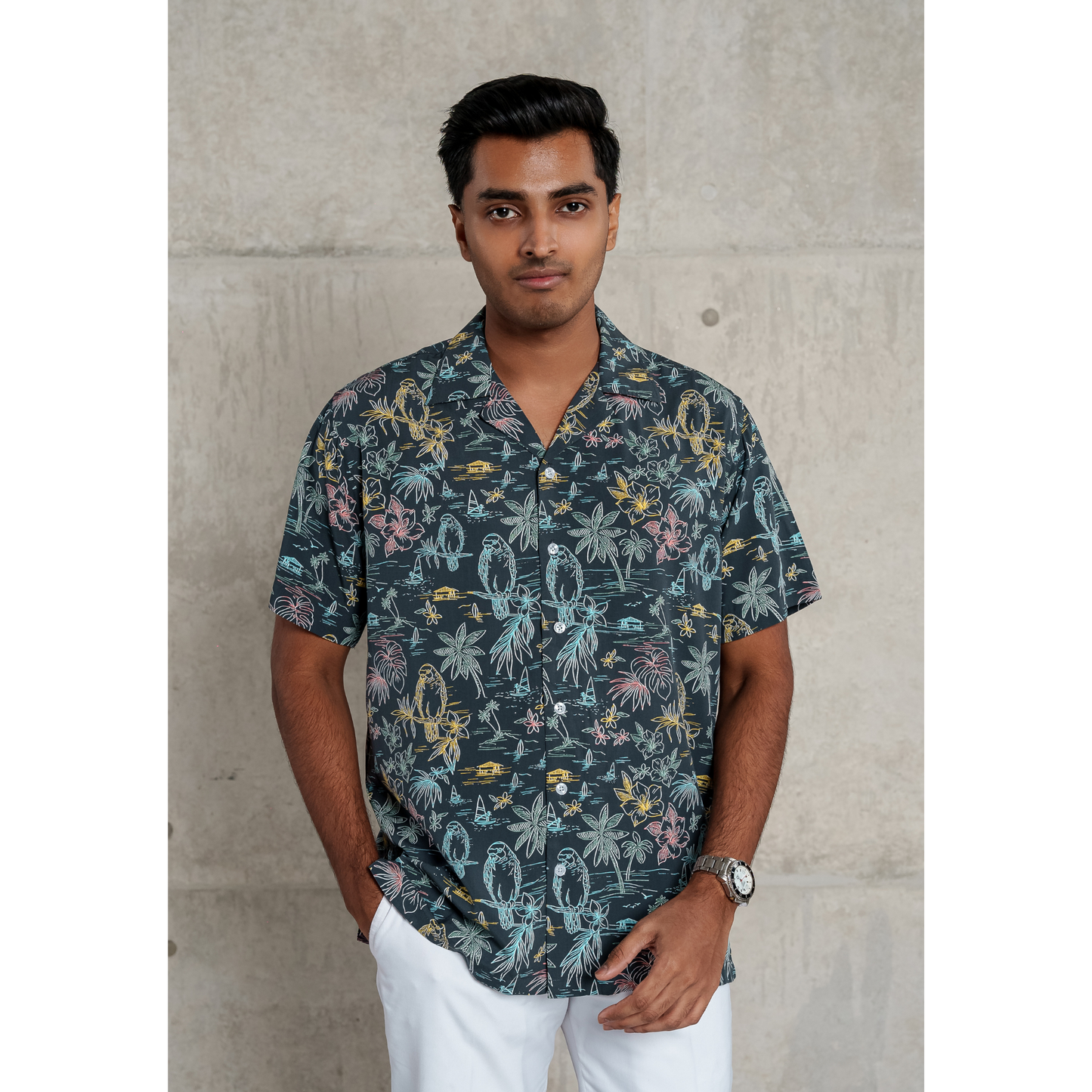 Men's Cuban Shirt (L-5)