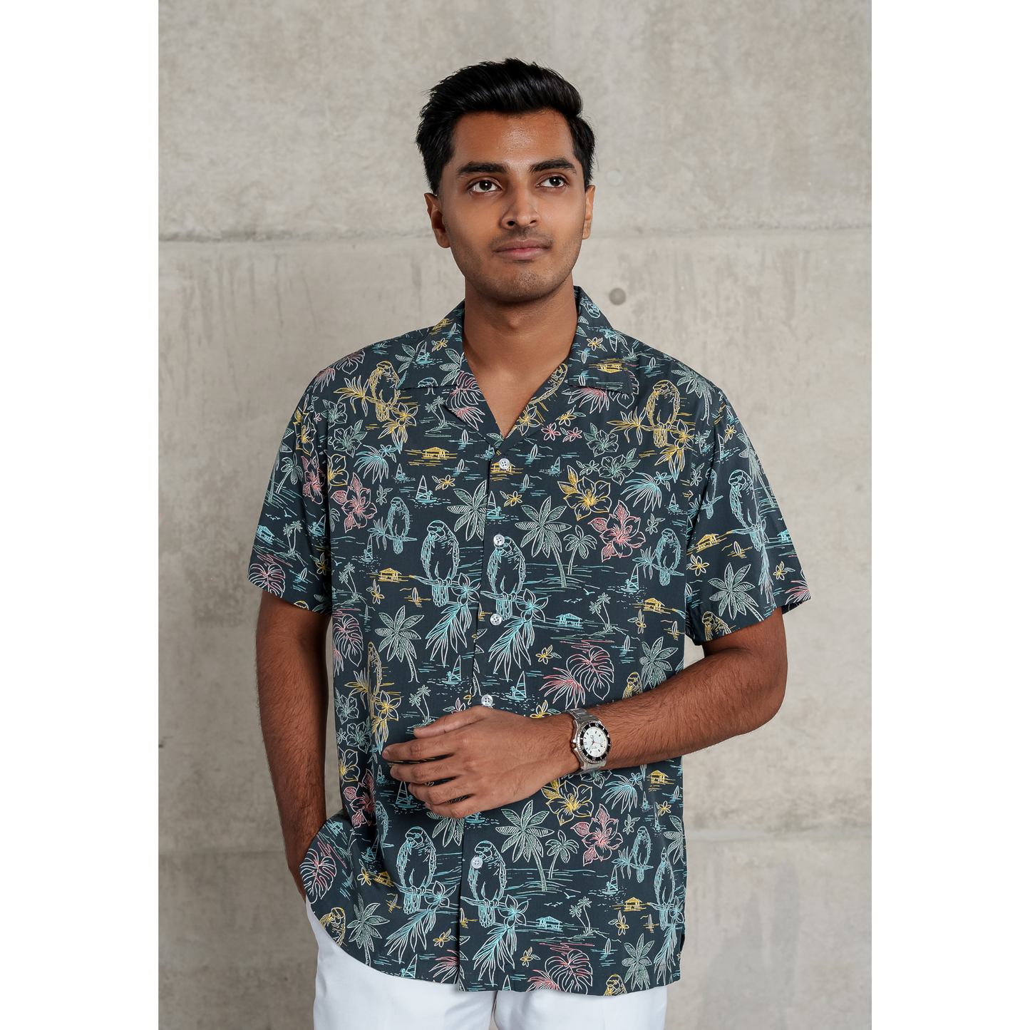 Men's Cuban Shirt (L-5)
