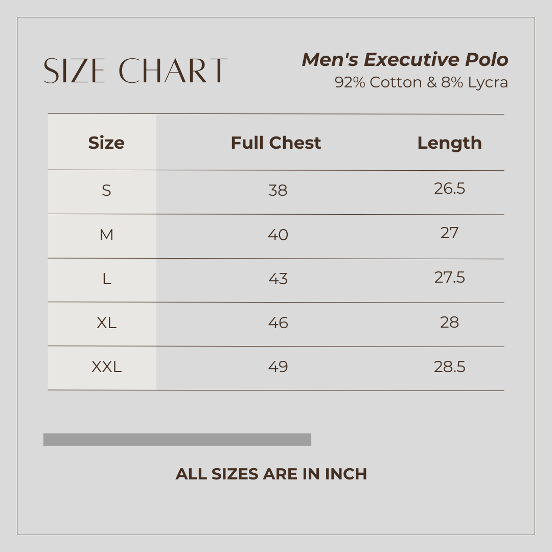 Men's Executive Polo Sky