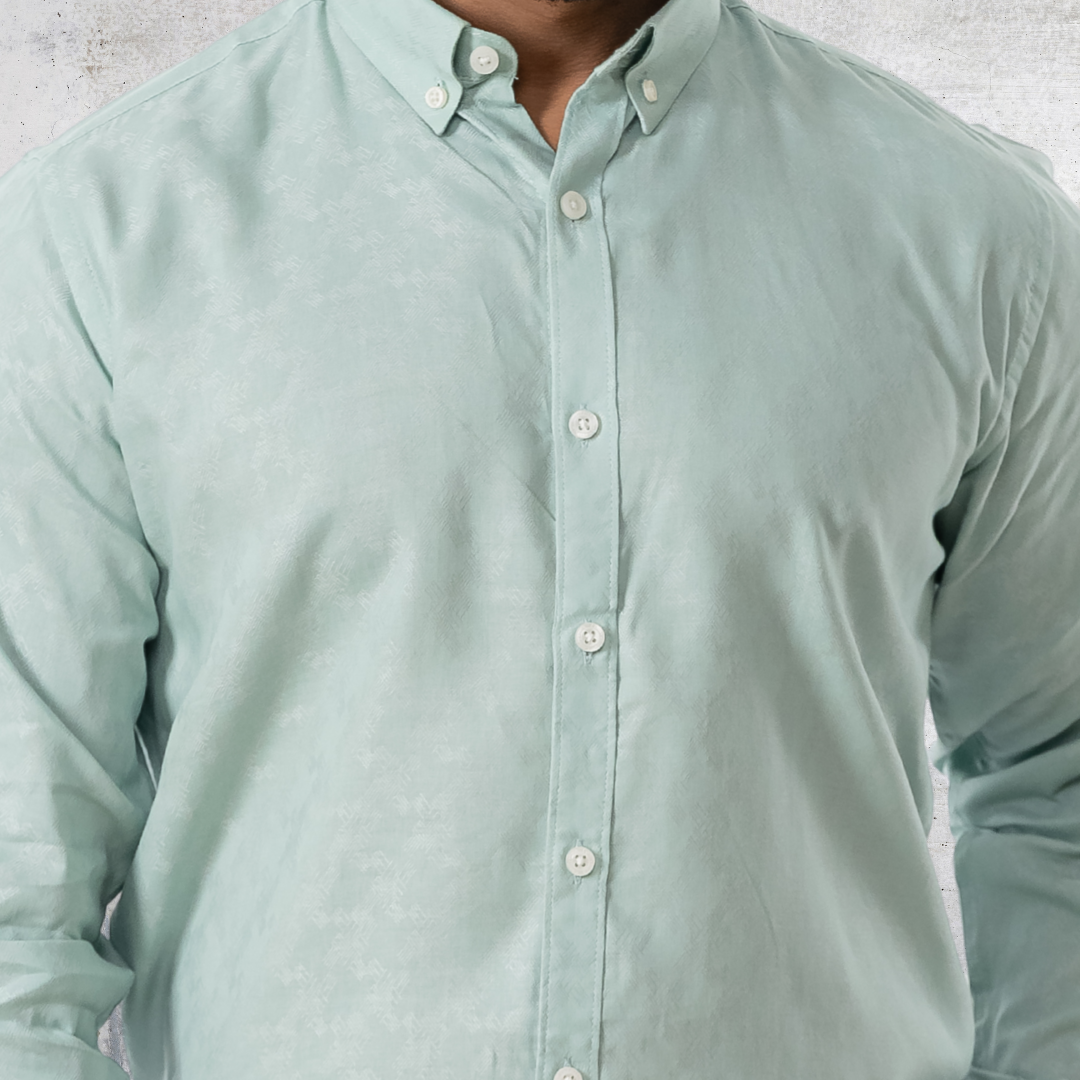 Men's Casual Shirt Seafoam Green
