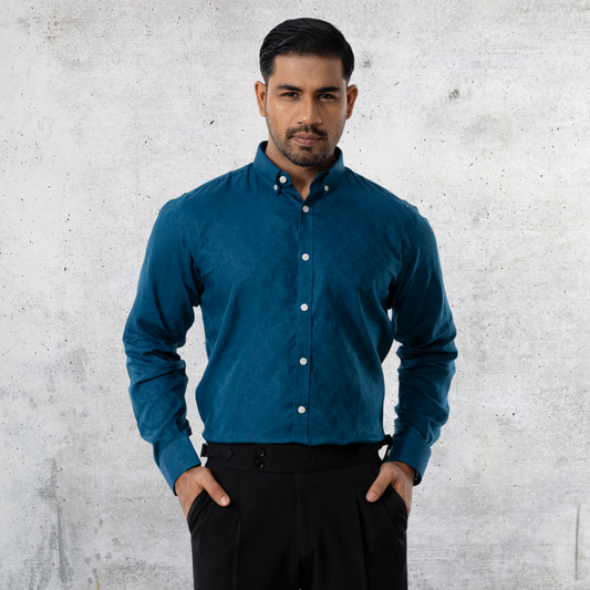 Men's Casual Shirt JCQ Teal