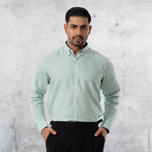 Men's Casual Shirt Seafoam Green