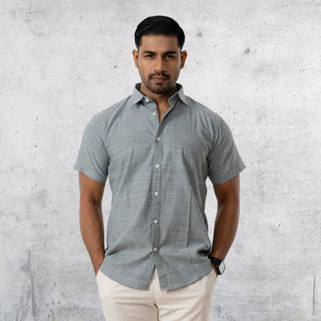 Men's Half Shirt Green