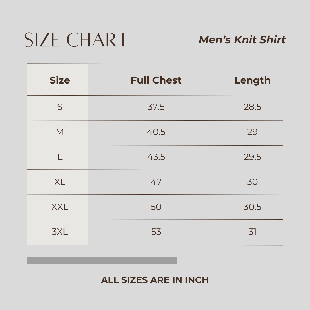 Men's Knit Shirt Black