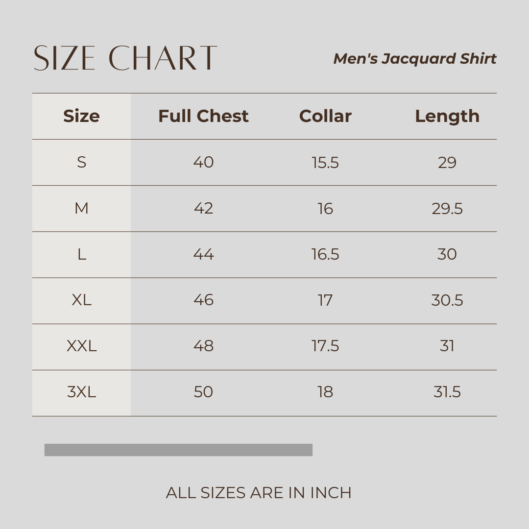 Men's Jacquard Shirt L. Mauve