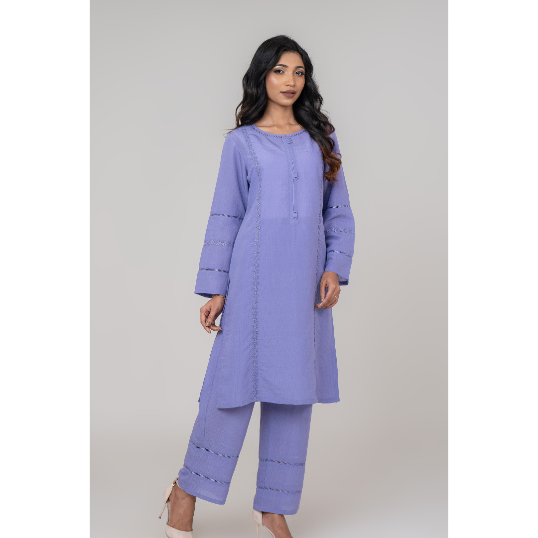 Popcorn Cut & Sew 01 Co-Ord Indigo