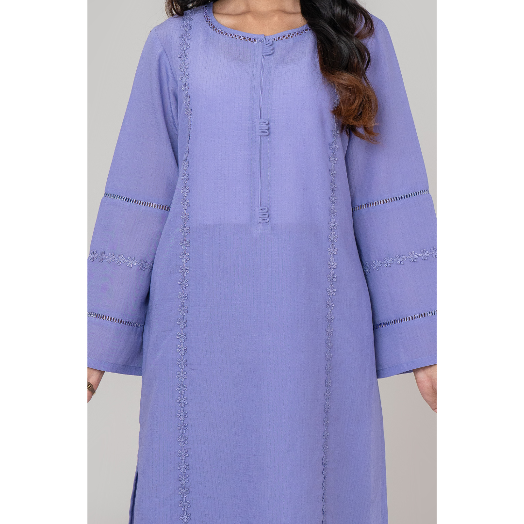 Popcorn Cut & Sew 01 Co-Ord Indigo