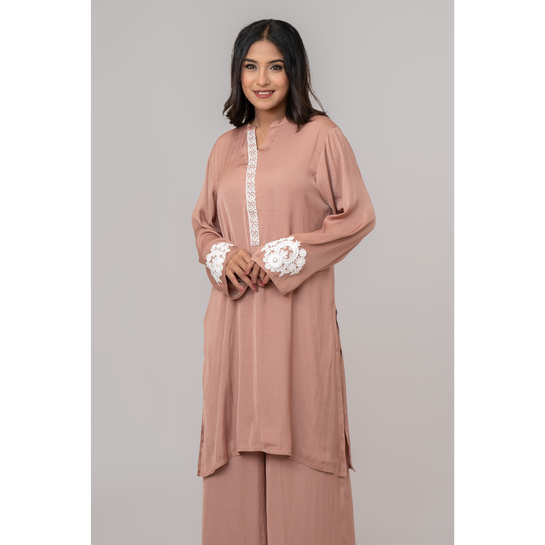 Rayon Silk Co-Ord Copper