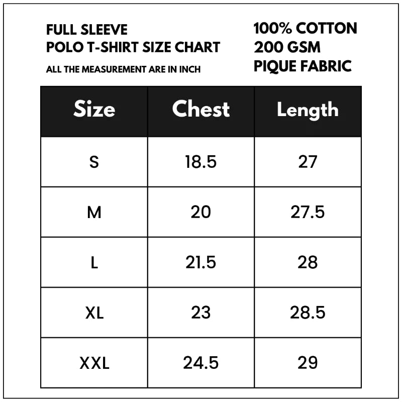 Full Sleeve Polo 4pac Combo