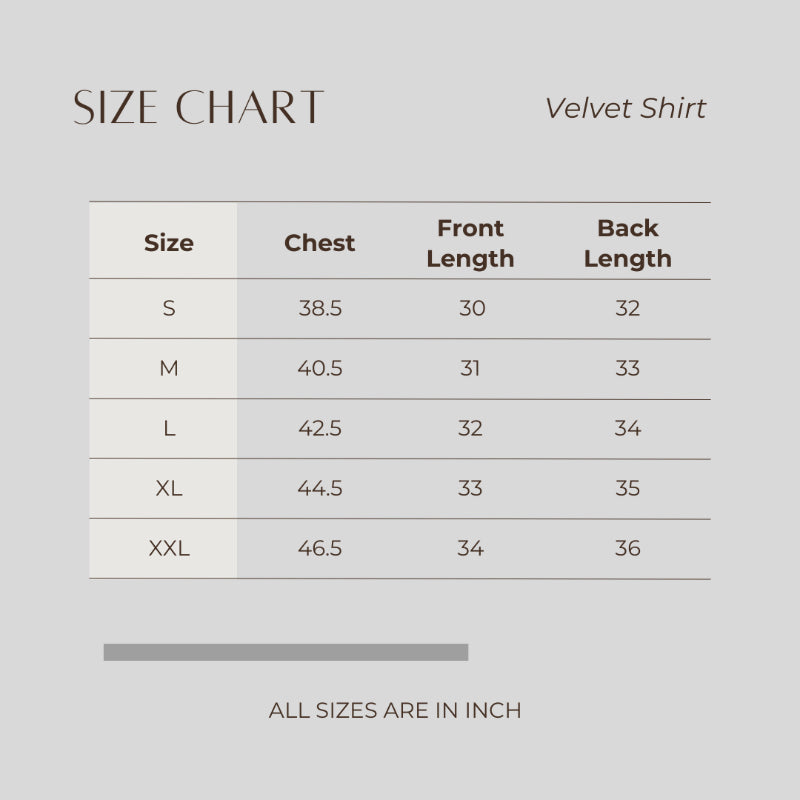 Women's Velvet Shirt Maroon