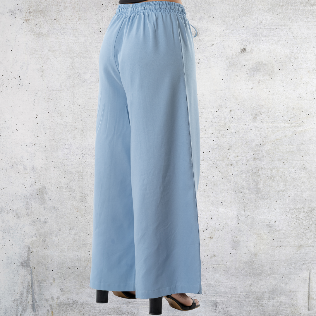 Women's Wide Leg Pant Powder Blue
