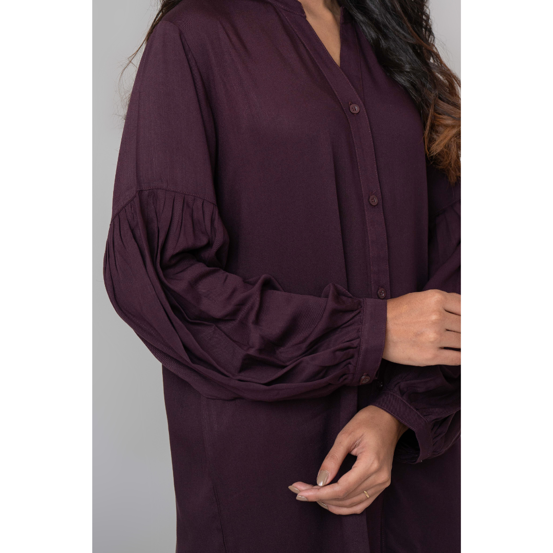 Balloon Co-Ord Maroon