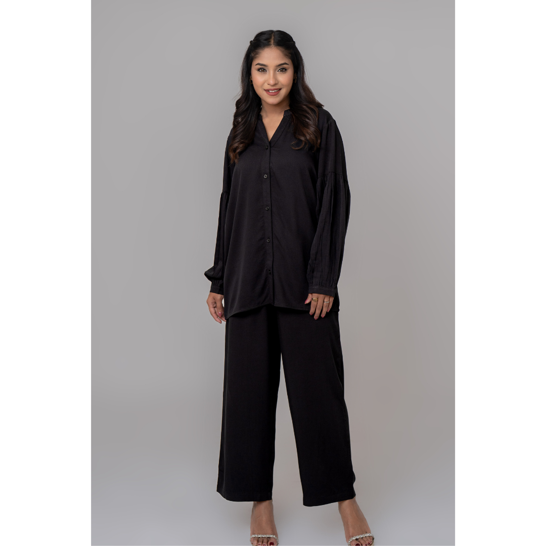 Balloon Co-Ord Black