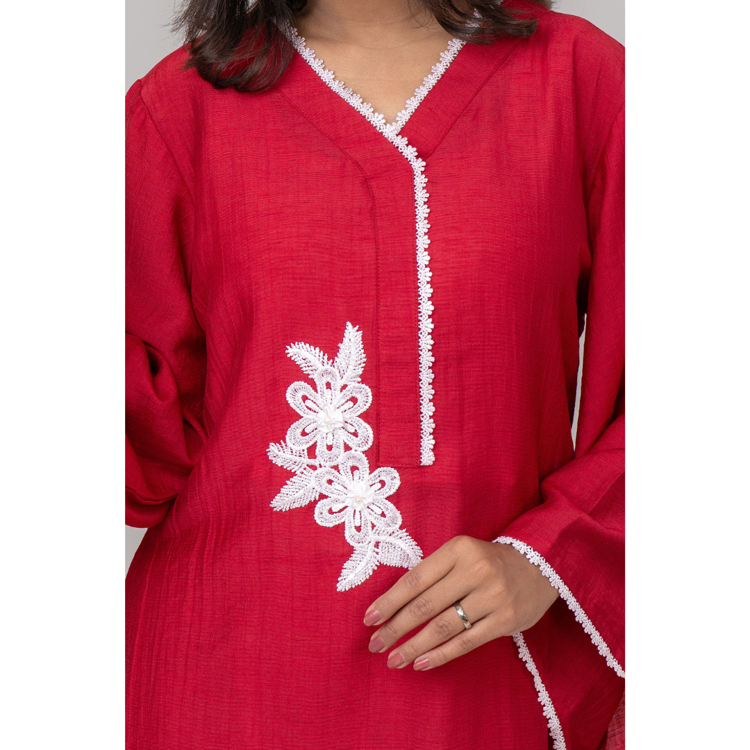 Women's Cotton Kurti Maroon