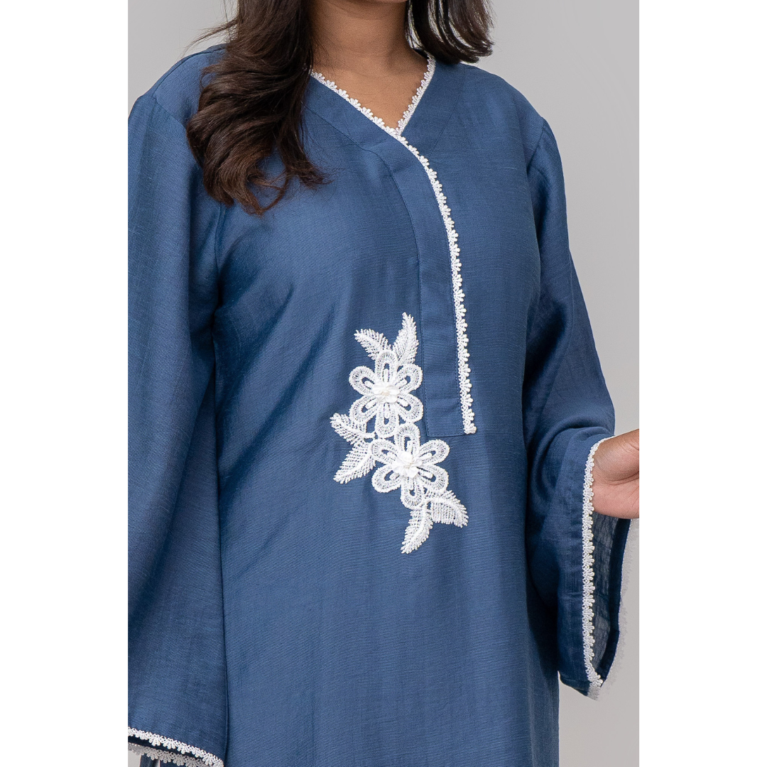 Women's Cotton Kurti Navy