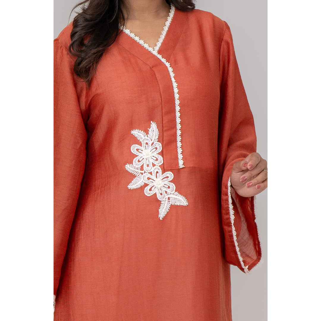 Women's Cotton Kurti Brown