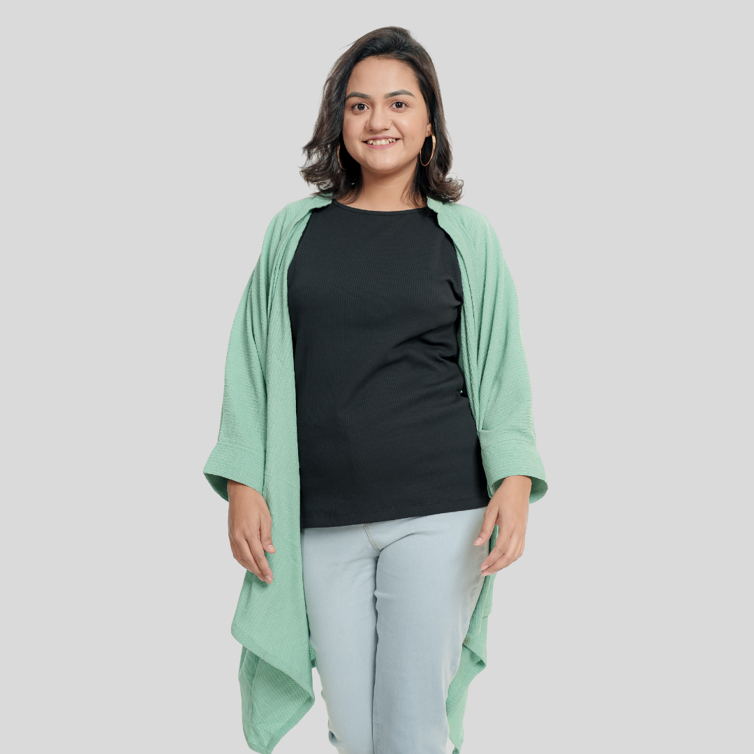 Women's Crepe Kaftan (Green)