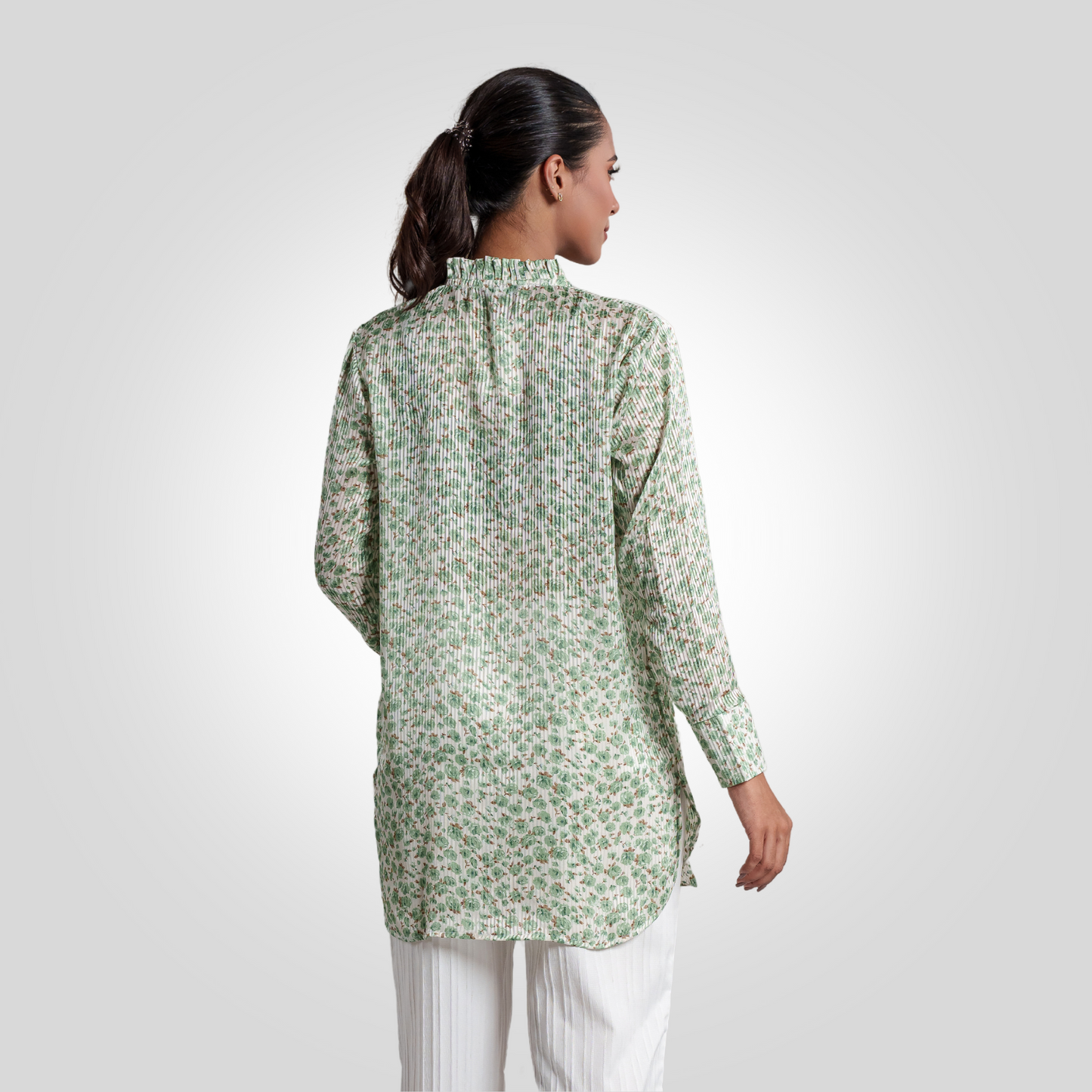 Women's Fancy Shirt Green