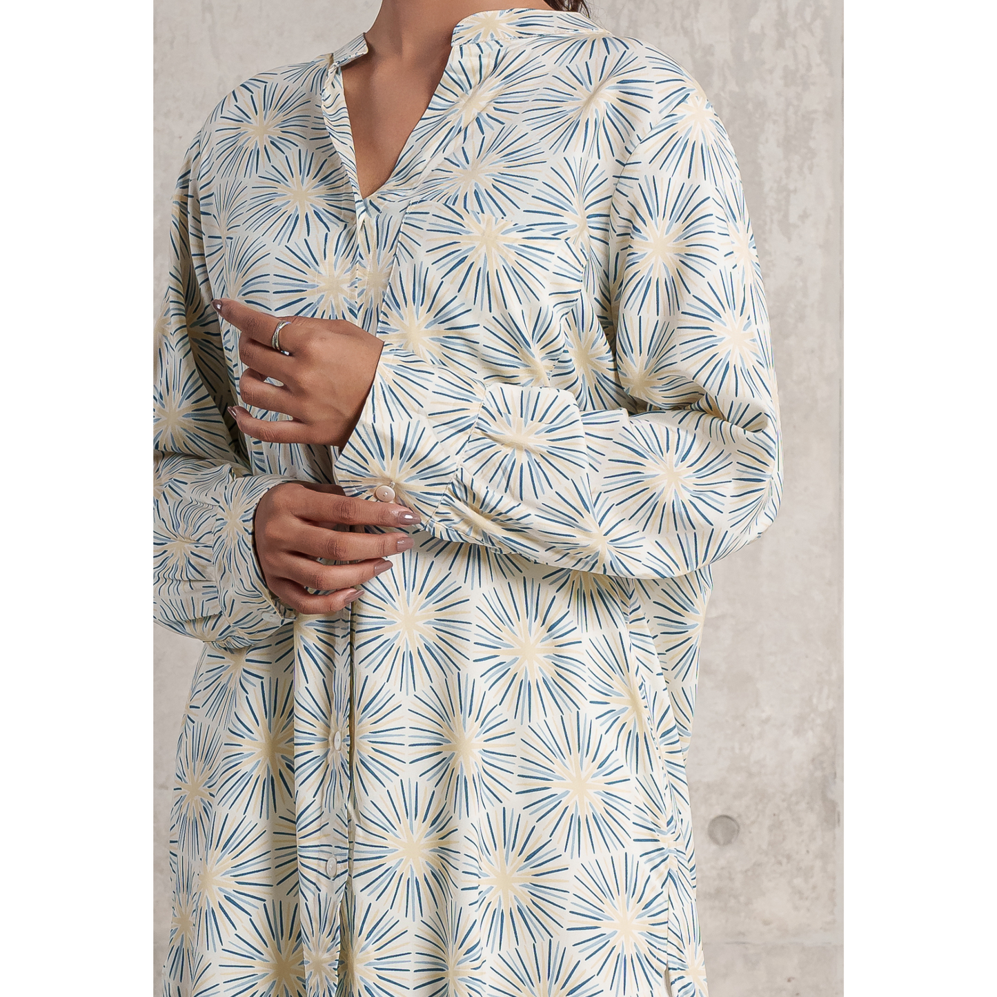 Women's Long Shirt (AOP L-8)
