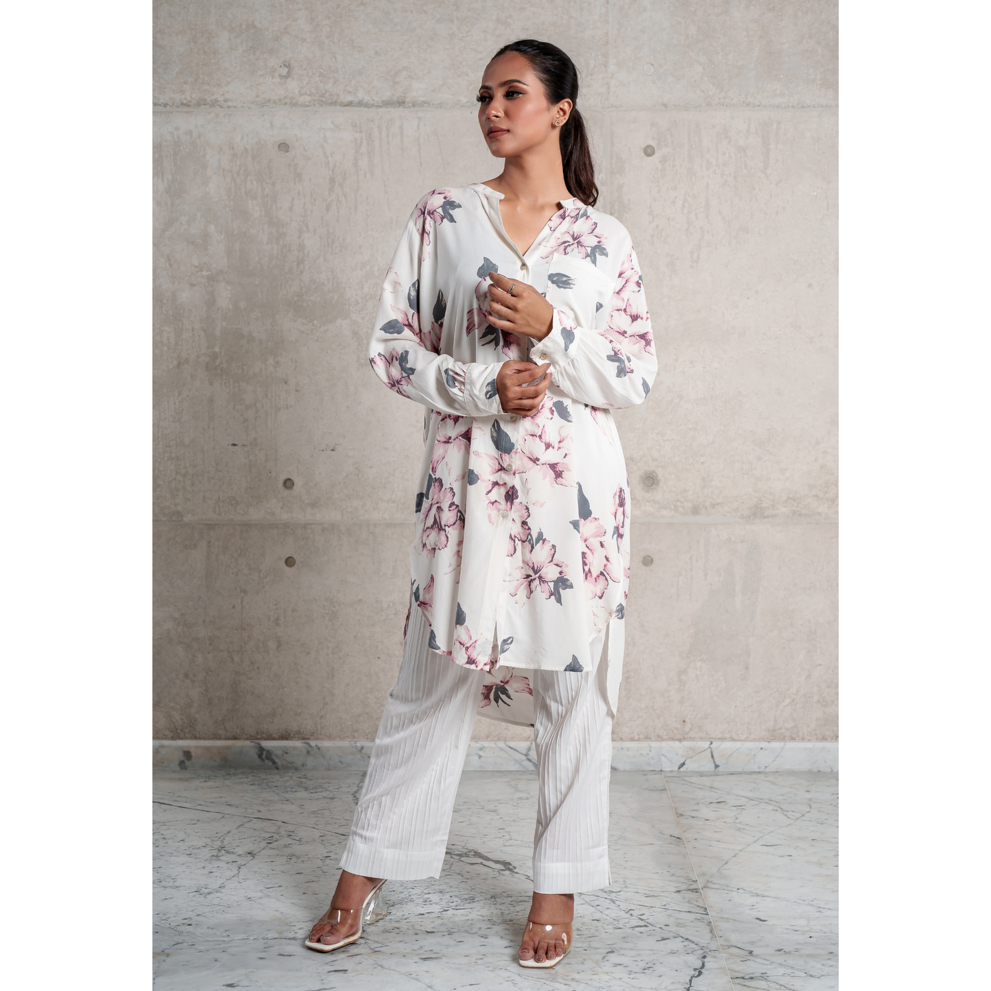 Women's Long Shirt (AOP L-7)