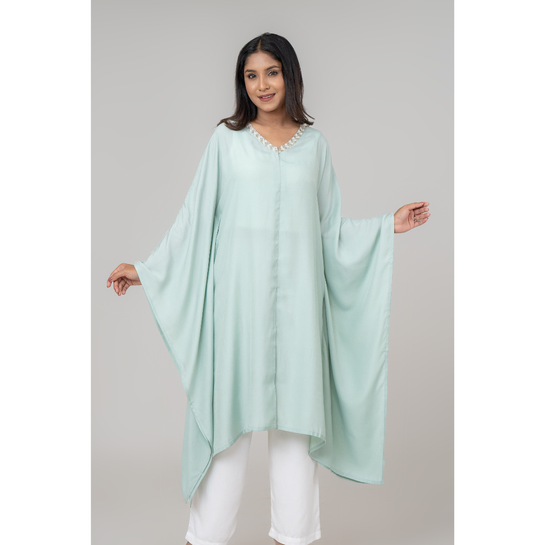 Women's Karchupi Kaftan Seafoam Green