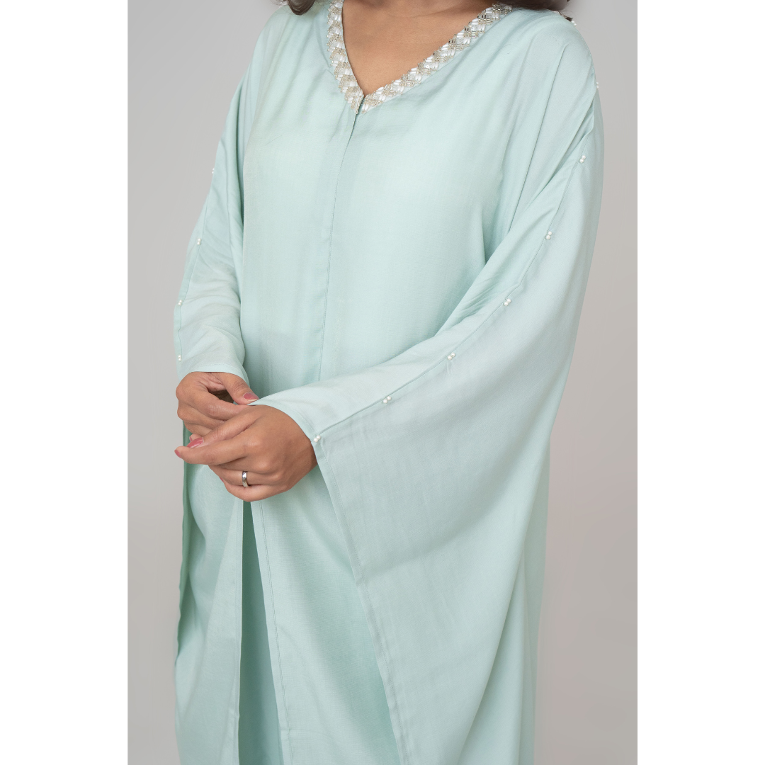 Women's Karchupi Kaftan Seafoam Green