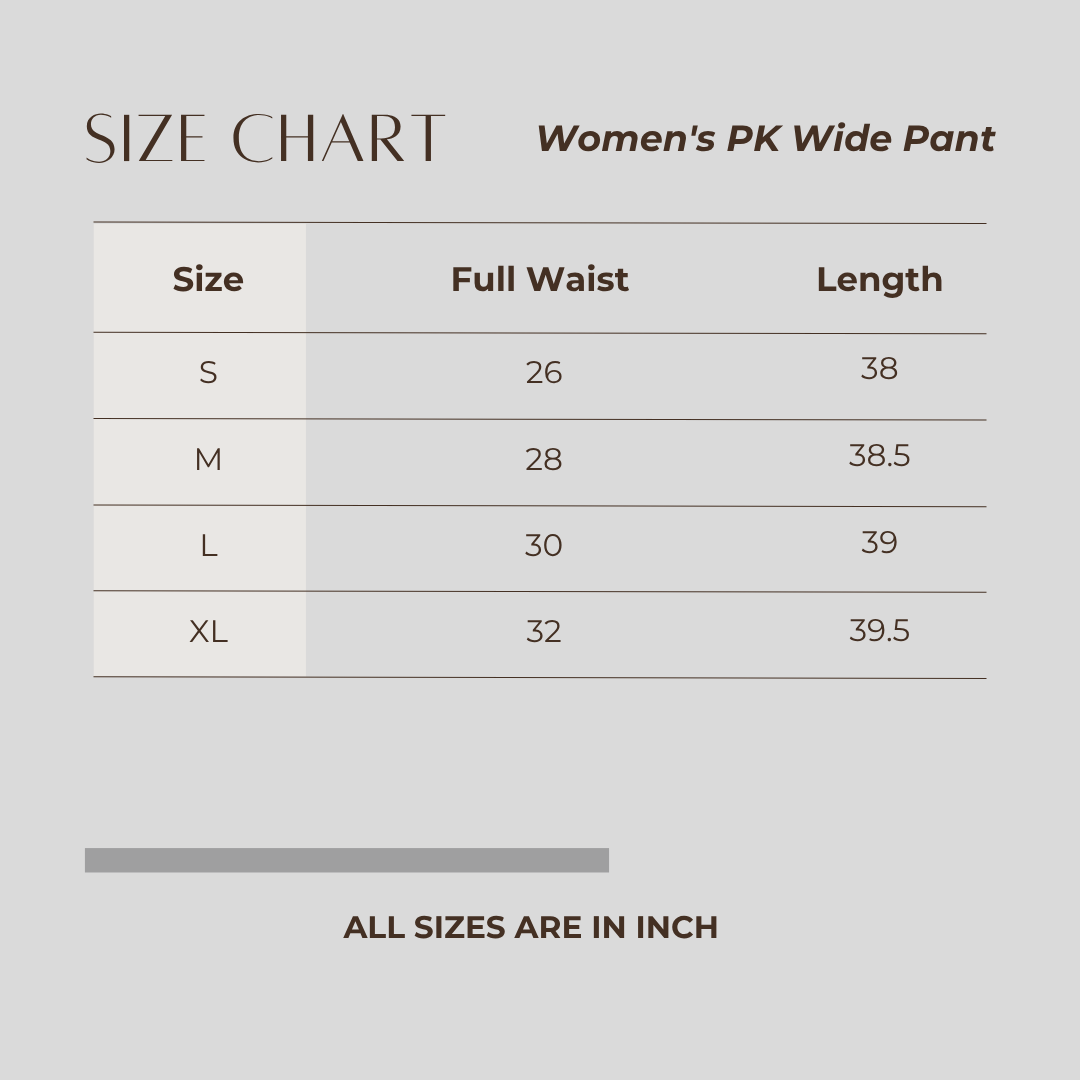 Women's PK Wide Pant Black